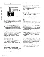 Preview for 22 page of Sony XDCAM PDW-1500 Operation Manual