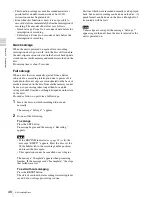 Preview for 48 page of Sony XDCAM PDW-1500 Operation Manual