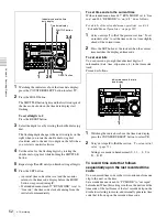 Preview for 52 page of Sony XDCAM PDW-1500 Operation Manual