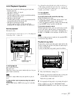 Preview for 57 page of Sony XDCAM PDW-1500 Operation Manual