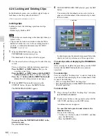 Preview for 62 page of Sony XDCAM PDW-1500 Operation Manual