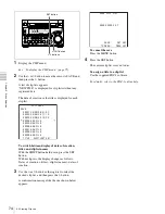 Preview for 74 page of Sony XDCAM PDW-1500 Operation Manual