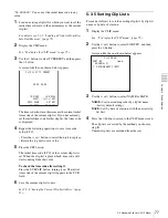 Preview for 77 page of Sony XDCAM PDW-1500 Operation Manual