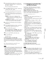 Preview for 87 page of Sony XDCAM PDW-1500 Operation Manual