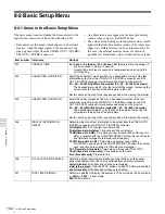 Preview for 102 page of Sony XDCAM PDW-1500 Operation Manual