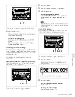 Preview for 127 page of Sony XDCAM PDW-1500 Operation Manual