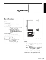 Предварительный просмотр 145 страницы Sony XDCAM PDW-1500 Operation Manual