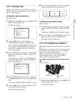 Preview for 51 page of Sony XDCAM PDW-510 Operation Manual