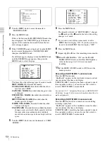 Preview for 52 page of Sony XDCAM PDW-510 Operation Manual