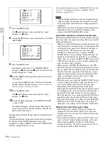 Preview for 54 page of Sony XDCAM PDW-510 Operation Manual