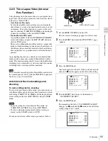 Preview for 55 page of Sony XDCAM PDW-510 Operation Manual