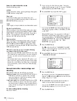 Preview for 58 page of Sony XDCAM PDW-510 Operation Manual