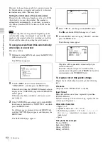 Preview for 62 page of Sony XDCAM PDW-510 Operation Manual