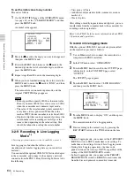 Preview for 64 page of Sony XDCAM PDW-510 Operation Manual