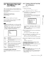 Preview for 83 page of Sony XDCAM PDW-510 Operation Manual