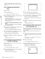 Preview for 84 page of Sony XDCAM PDW-510 Operation Manual