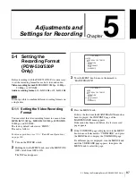 Preview for 87 page of Sony XDCAM PDW-510 Operation Manual