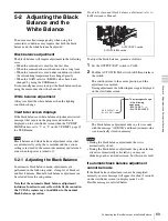 Preview for 89 page of Sony XDCAM PDW-510 Operation Manual