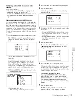 Preview for 119 page of Sony XDCAM PDW-510 Operation Manual