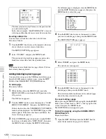 Preview for 122 page of Sony XDCAM PDW-510 Operation Manual