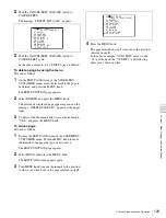 Preview for 123 page of Sony XDCAM PDW-510 Operation Manual