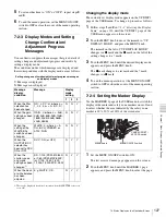 Preview for 127 page of Sony XDCAM PDW-510 Operation Manual