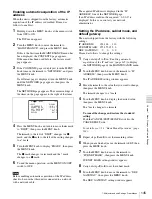 Preview for 145 page of Sony XDCAM PDW-510 Operation Manual