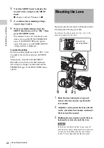 Предварительный просмотр 42 страницы Sony XDCAM PDW-700 Operation Manual