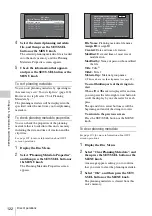 Preview for 122 page of Sony XDCAM PDW-700 Operation Manual