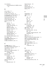 Предварительный просмотр 237 страницы Sony XDCAM PDW-700 Operation Manual