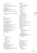 Предварительный просмотр 239 страницы Sony XDCAM PDW-700 Operation Manual