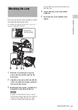 Preview for 41 page of Sony XDCAM PDW-850 Operation Manual