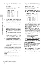 Preview for 62 page of Sony XDCAM PDW-850 Operation Manual