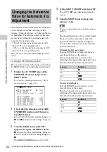 Preview for 64 page of Sony XDCAM PDW-850 Operation Manual