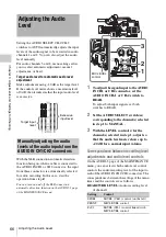 Preview for 66 page of Sony XDCAM PDW-850 Operation Manual