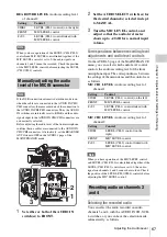 Preview for 67 page of Sony XDCAM PDW-850 Operation Manual