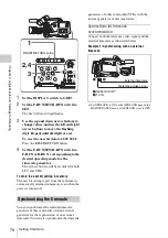 Preview for 70 page of Sony XDCAM PDW-850 Operation Manual