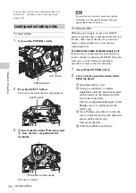 Preview for 74 page of Sony XDCAM PDW-850 Operation Manual