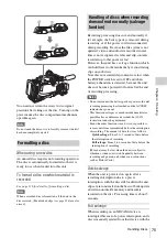 Preview for 75 page of Sony XDCAM PDW-850 Operation Manual