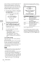 Preview for 76 page of Sony XDCAM PDW-850 Operation Manual