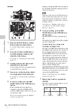 Preview for 78 page of Sony XDCAM PDW-850 Operation Manual