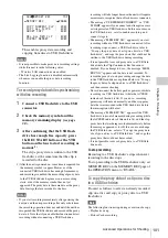 Preview for 101 page of Sony XDCAM PDW-850 Operation Manual