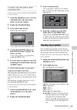 Preview for 121 page of Sony XDCAM PDW-850 Operation Manual