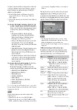 Preview for 123 page of Sony XDCAM PDW-850 Operation Manual