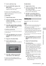 Preview for 125 page of Sony XDCAM PDW-850 Operation Manual