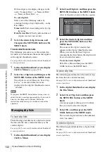 Preview for 132 page of Sony XDCAM PDW-850 Operation Manual