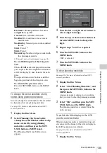 Preview for 135 page of Sony XDCAM PDW-850 Operation Manual