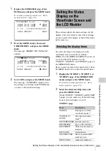 Preview for 201 page of Sony XDCAM PDW-850 Operation Manual