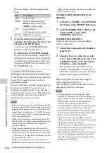 Preview for 214 page of Sony XDCAM PDW-850 Operation Manual