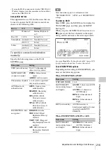 Preview for 215 page of Sony XDCAM PDW-850 Operation Manual